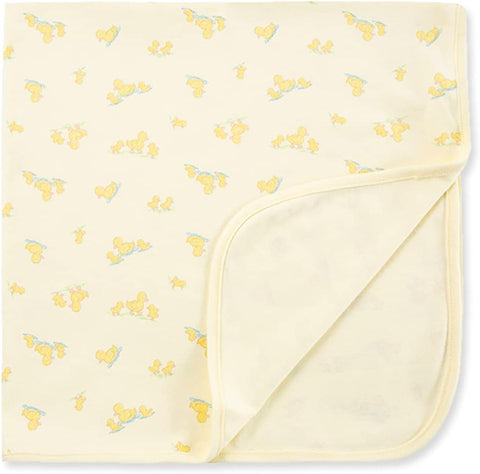 Little Me Baby Gender Neutral Swaddling Receiving Blanket, Duckies, OS