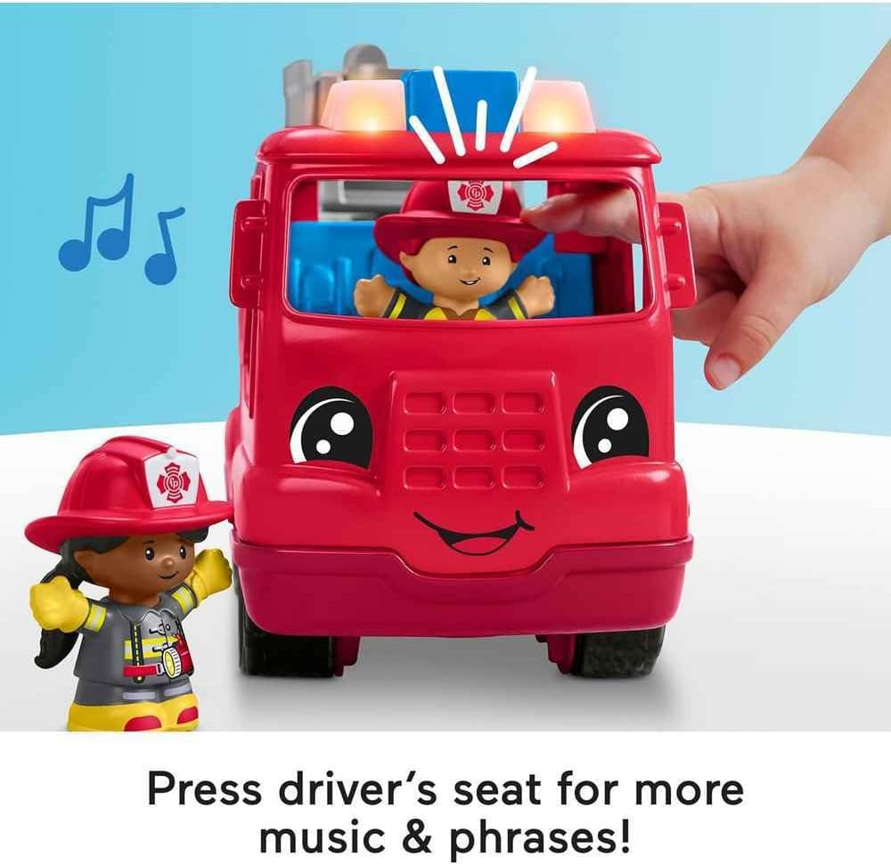 Fisher-Price Little People Fire Truck Toddler Toy