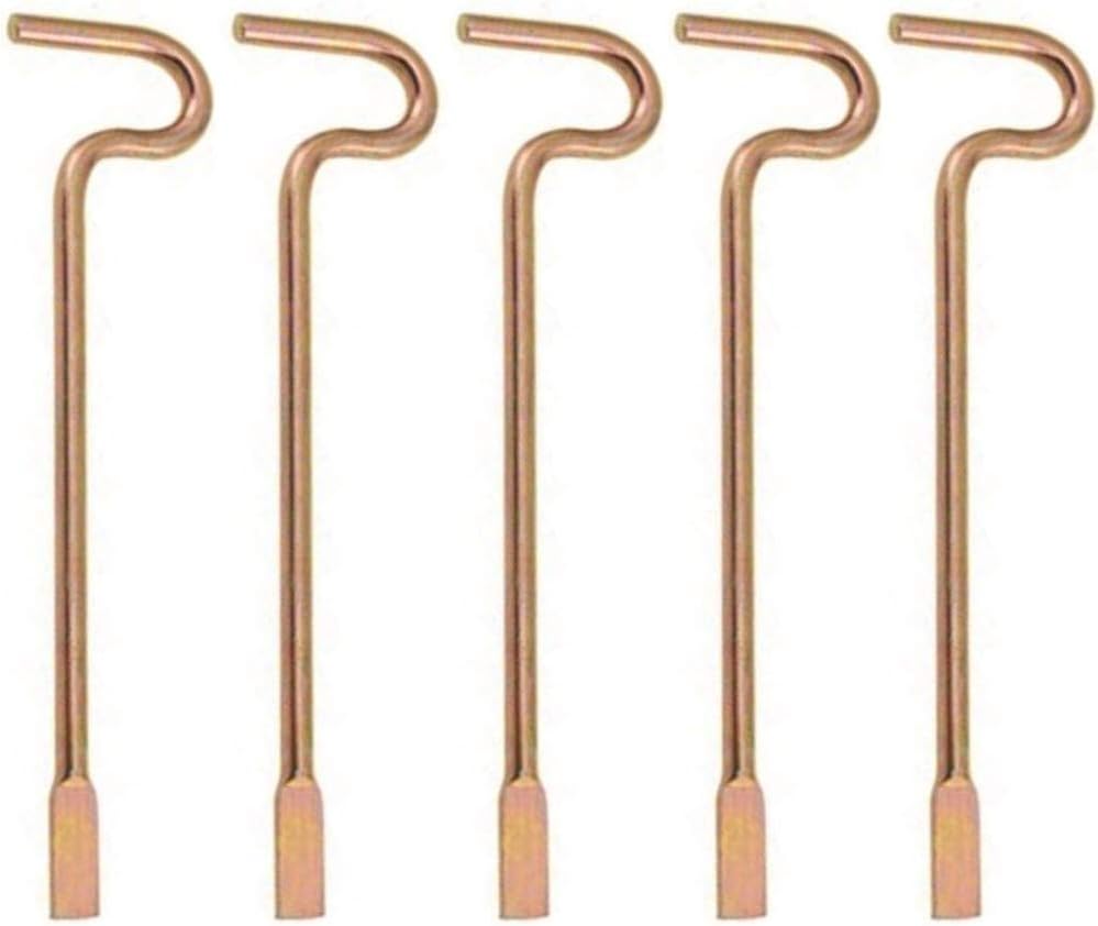 Bedroom/Bathroom Door Emergency Keys Compatible with Kwikset Interior Levers and Knobs (5)