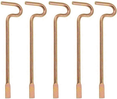 Bedroom/Bathroom Door Emergency Keys Compatible with Kwikset Interior Levers and Knobs (5)