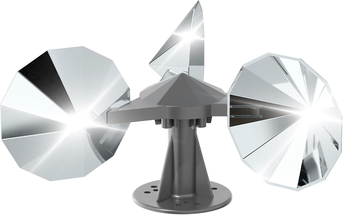 OFFO Bird Reflector, Reflective Pinwheel Wind Spinner, 5.1 Inch