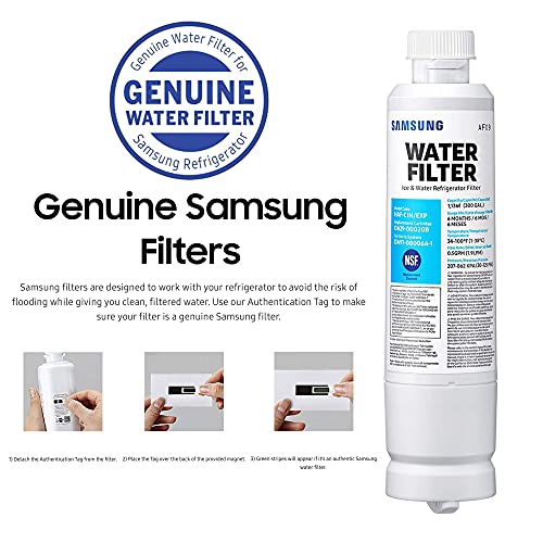 2 Pack Samsung DA29-00020B HAF-CIN/EXP Refrigerator Water Filter (2 Items)