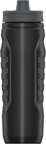 Under Armour Squeeze Water Bottles, 32 oz Water Bottles, Sideline Sports Water Bottle with Quick-Shot Lid, Quick & Easy Hydration, Gym Water Bottles, Squeeze Bottle, 1 32oz Bottle