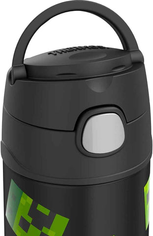 THERMOS FUNTAINER Water Bottle with Spout, 16oz, Minecraft