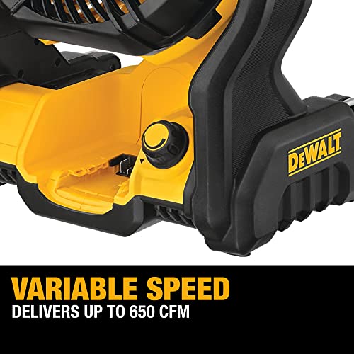 DEWALT 20V MAX Jobsite Fan, Cordless, Portable, Bare Tool Only (DCE512B)