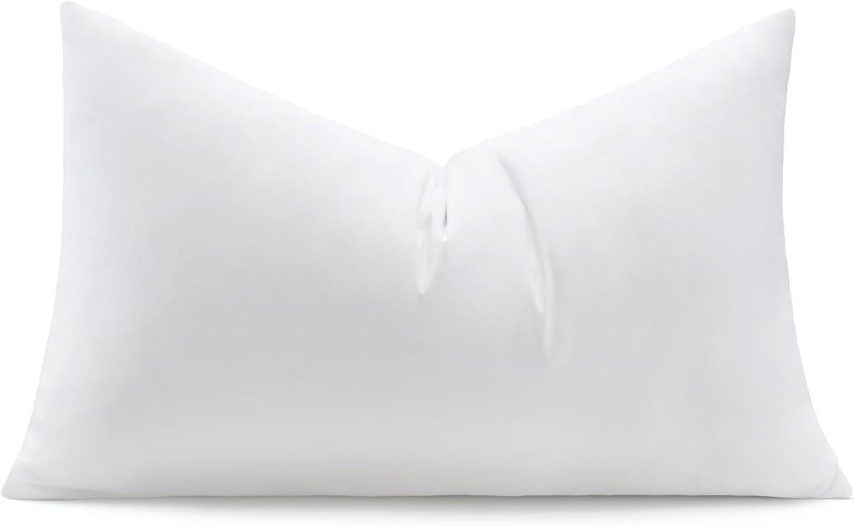 puredown® 12x20 Feather Down Pillow Inserts, Lumbar Pillow Insert, 1 Pack