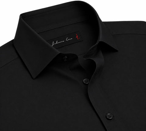 Boys Long Sleeve Dress Shirt, Poly-Cotton Button Down Formal Shirt, Baby to Teen Sizes