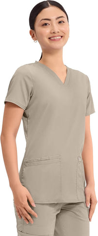 Cherokee WW Revolution Medical Women's Scrub Top V-Neck 3-Pocket Scrubs
