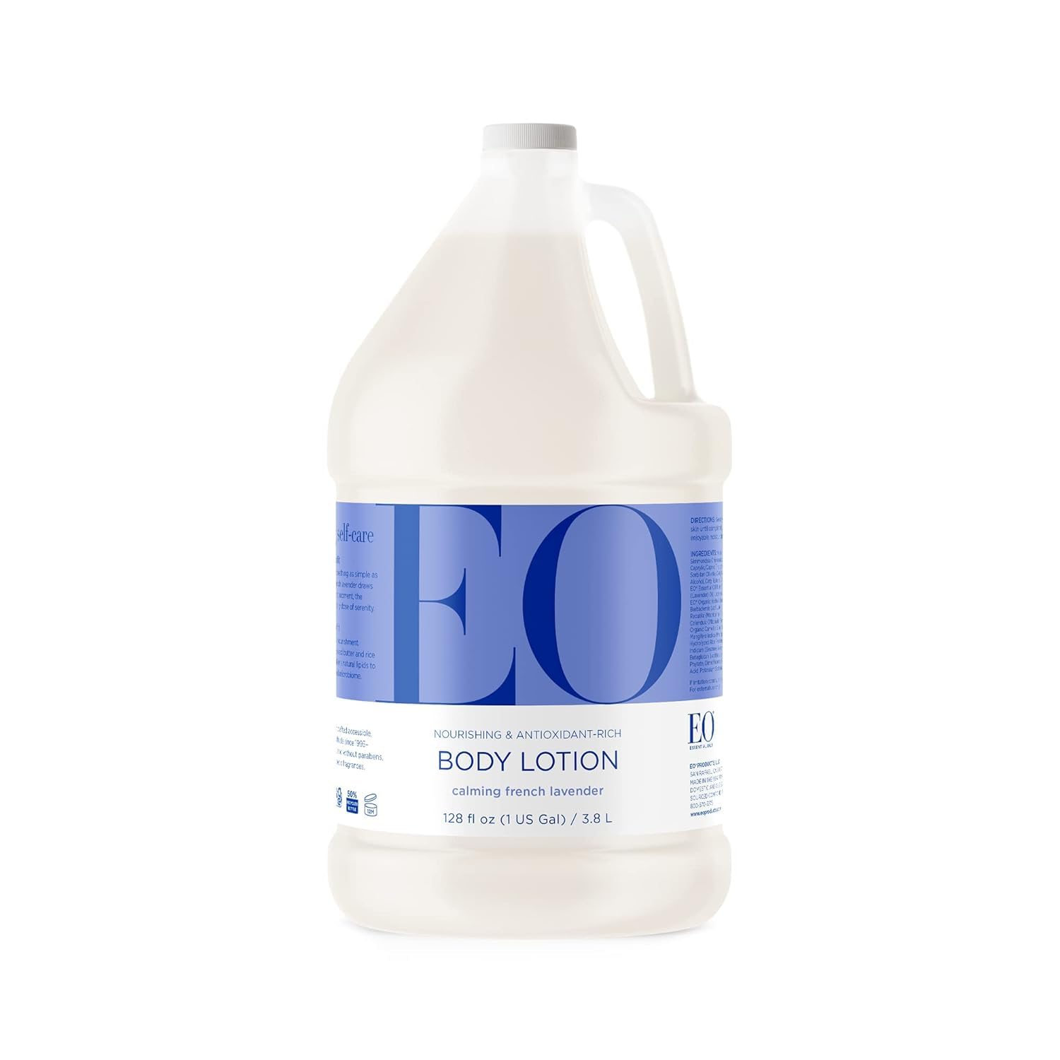 EO French Lavender Body Lotion Refill, Bulk Gallon, 128 oz