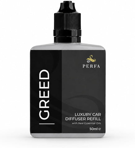 Car Air Freshener for Men - Greed Inspired Perfume Diffuser by Perfa