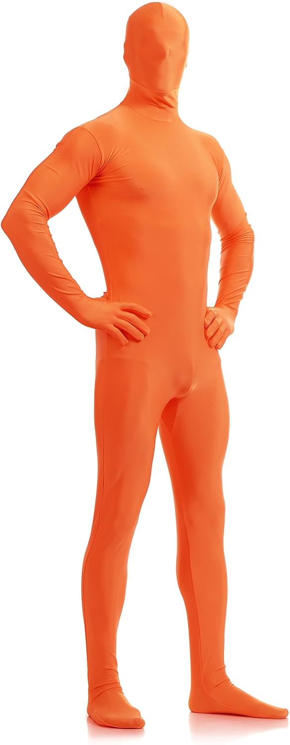 ATHX Men's and Women's Bodysuit Costume Stretchy Spandex Unitard Halloween Cosplay Full Body Suit Zentai Skin Suit