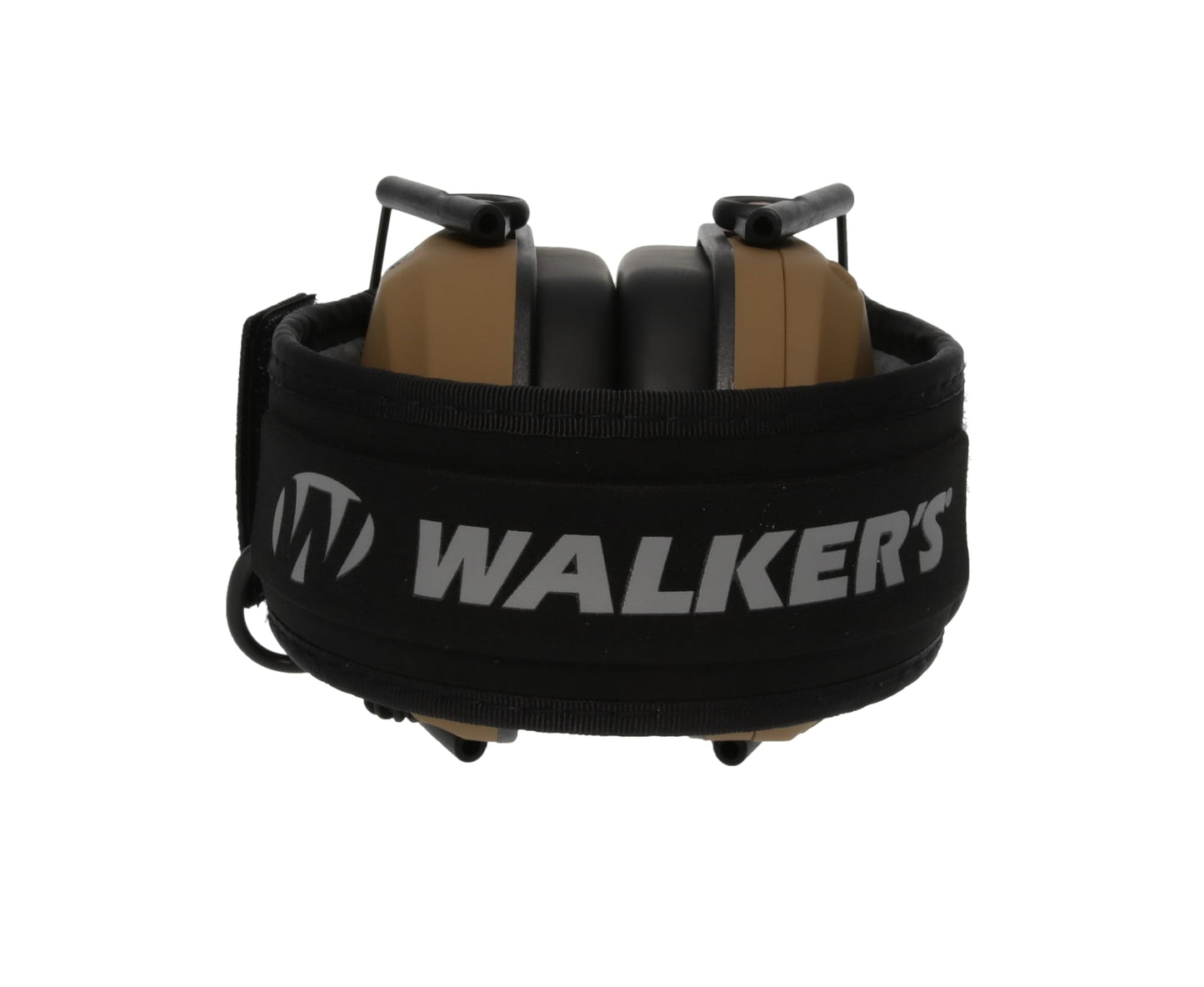 Walker's Razor Slim Ultra Low Profile Compact Design Adjustable Range Shooting Hunting Hearing Protection Electronic Earmuffs, Battle Brown - Patriot Series