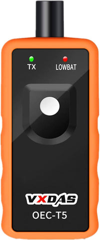 VXDAS TPMS Relearn Tool Only for GM Vehicles (2006-2024 Chevy/Buick/GMC/Opel/Cadillac) Original Sensor with 315/433 MHz, Tire Sensors Pressure Monitor System Reset Tool OEC-T5-2025 Edition
