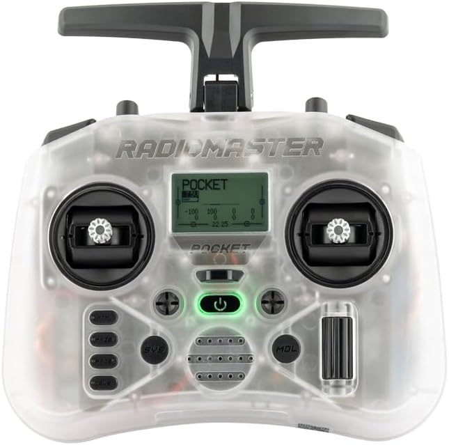 Radiomaster Pocket Hall Gimbal Transmitter Remote Control (Transparent)