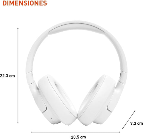 JBL Tune 720BT - Wireless Over-Ear Headphones - White