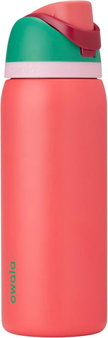 Owala FreeSip Stainless Steel Water Bottle 32 oz Strawberry Fields