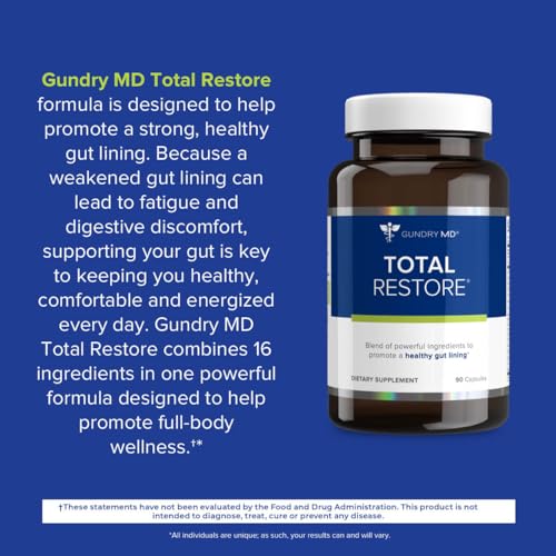 Gundry MD® Total Restore® Gut Health and Gut Lining Support Supplement - (90 Capsules)