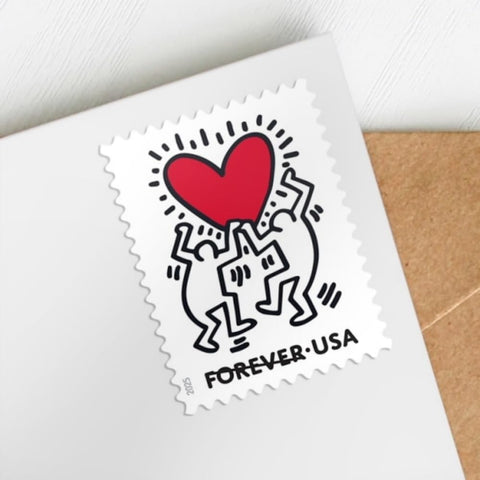 Love 2025 (5 Sheets of 20) Wedding First-Class Mail Forever Postage Stamps