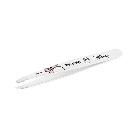 Tweezerman Exclusive Disney's Minnie Mouse Ear-esistible Slant Tweezer - Hair Removal Tweezers, Stainless Steel