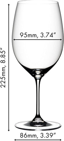 Riedel Vinum Cabernet/Merlot Wine Class, Set of 2