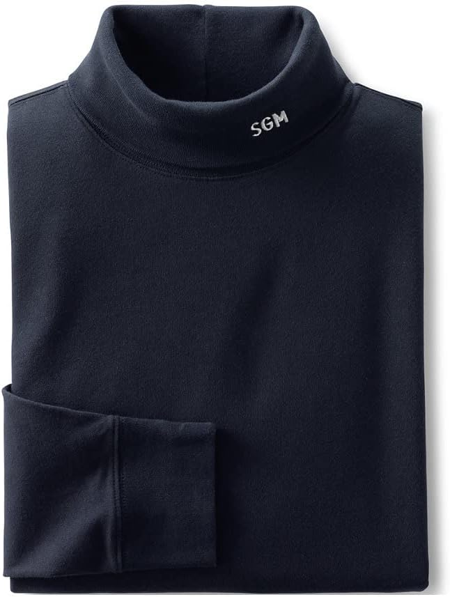 Lands' End Men's Super-T Cotton Turtleneck