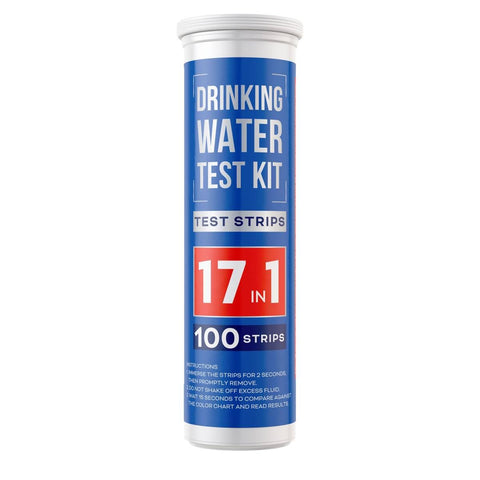 Bestprod All-New 20 in 1 Drinking Water Testing Kit 120 Strips, Home Tap and Well Water Test Kit for Hardness, Lead, Iron, Copper, Chlorine, Fluoride