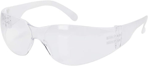 ROAR Men's Flexible Safety Glasses, Clear, 12 Pairs Per Box, ANSI Z87+ Certified, UV Protection, Comfortable, Durable, Impact Resistant