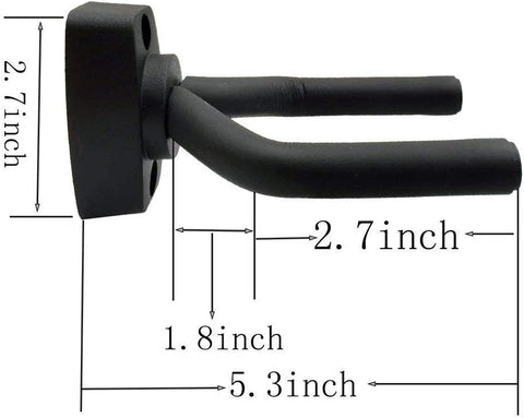 6 Pcs Guitar Hangers Keep Hook Holder Wall Mount for All Size Guitars, Bass, Mandolin, Banjo