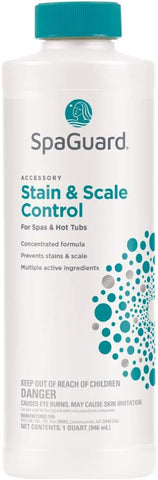 SpaGuard Stain & Scale Control for Spas & Hot Tubs, 1 Quart, 3 Pack