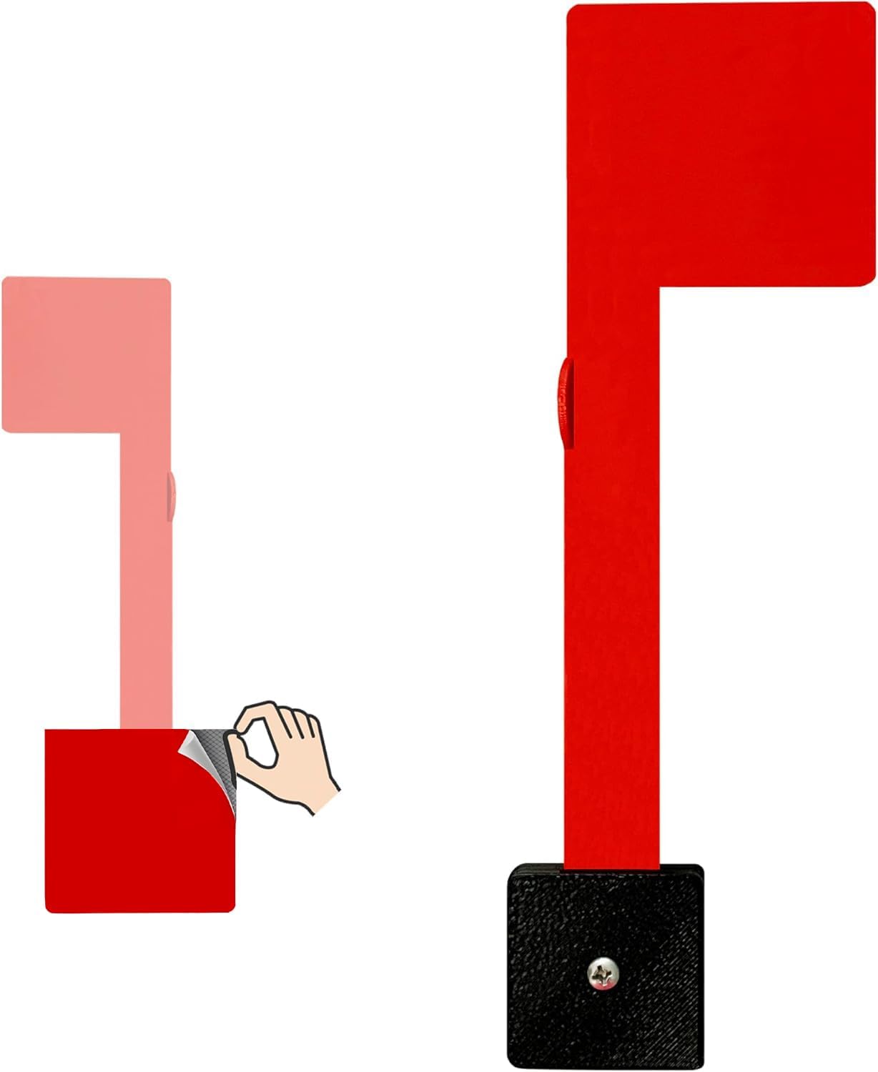 No Tools Needed with Optional Screws Mailbox Flag Replacement (Pack of 1)