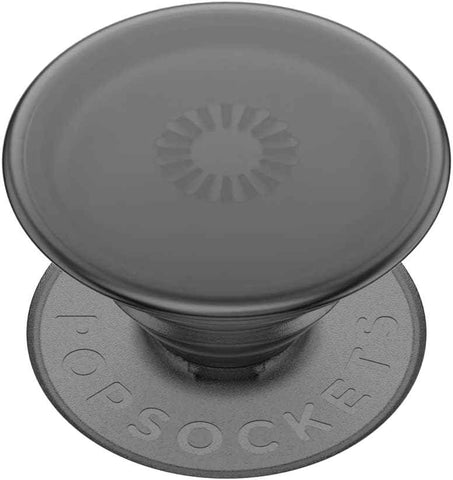PopSockets Adhesive Phone Grip, Holder- Translucent Black
