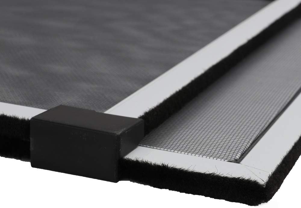 FLYZZZ Adjustable Window Screen Horizontal (19.68"H x 28"-52"W) 1 Pack Expandable Window Screen Large Replacement for Home