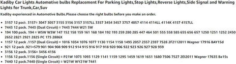 12 Pack 3156 Bulb,T25 3155 3156ll 3456 4156 P27W Back Up Light/Reverse/Turn Signal Bulbs Halogen Long Life Fit for E150-E350 Escape F250-F350 Focus Mustang Ranger Civic Corolla Solara