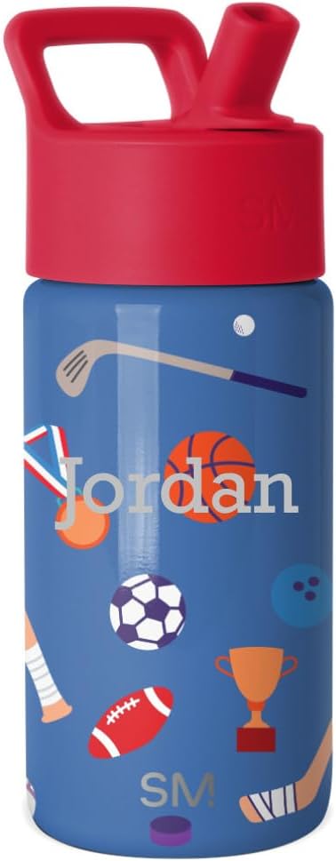 Simple Modern Personalized Kids Water Bottle | 14oz | Sports