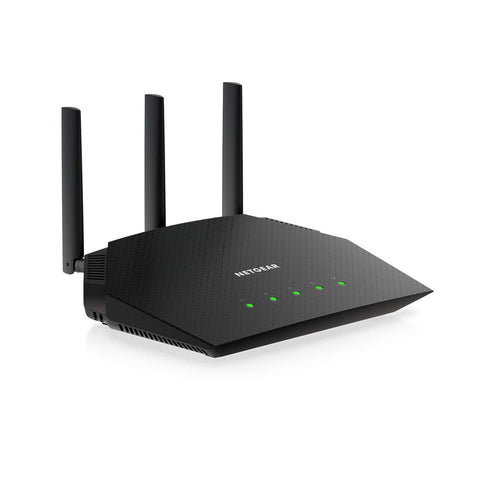 NETGEAR 4-Stream WiFi 6 Router (R6700AX) – Security Features, AX1800 Wireless Speed (Up to 1.8 Gbps), Covers up to 1,500 sq. ft., 20 devices