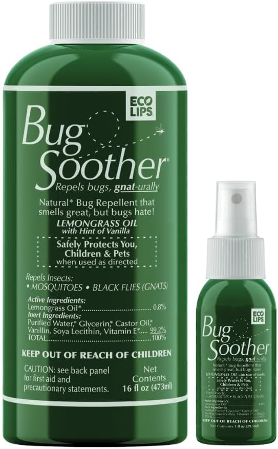 Bug Soother Natural Insect Repellent Spray, DEET-Free 16 oz. Refill