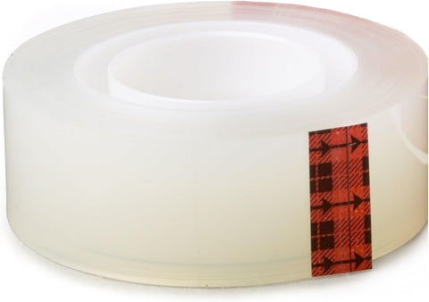 Scotch Transparent Tape, 1 Inch Core 3/4 in x 1000 in, 3 Boxes, Clear