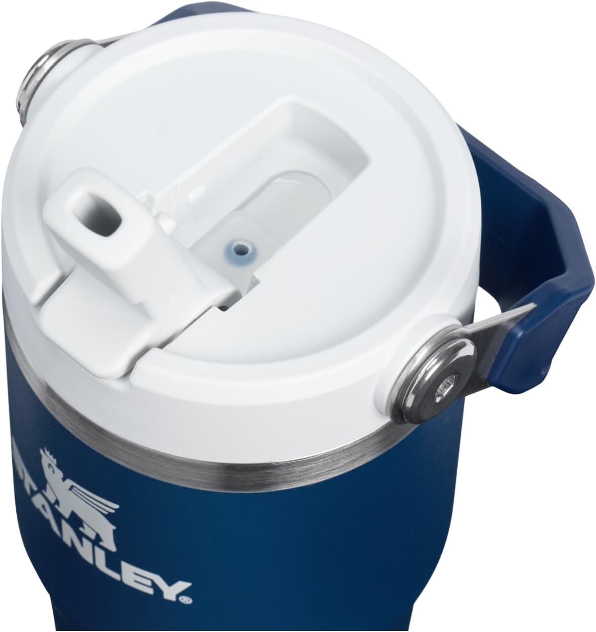STANLEY IceFlow 2.0 Flip Straw Tumbler, 14 oz, Dark Navy