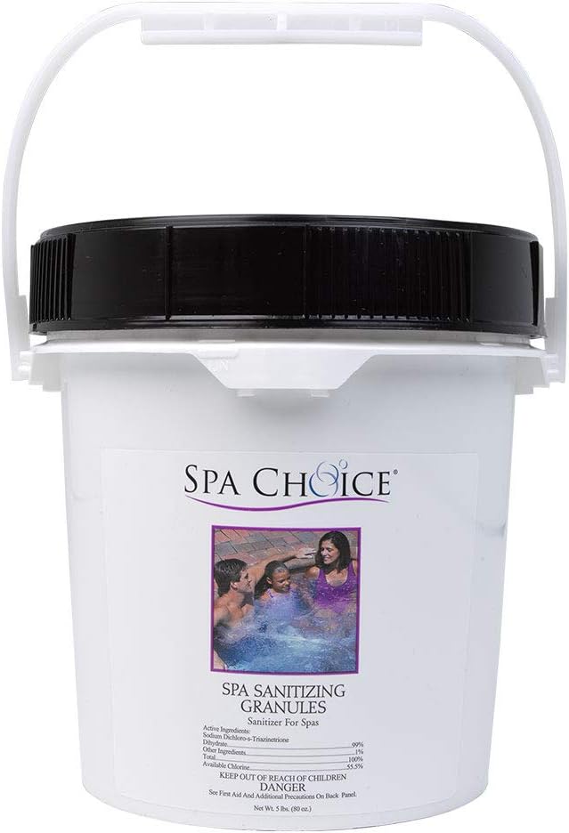 SpaChoice 5-Pounds Premium Spa Sanitizing Chlorine Granules for Hot Tub