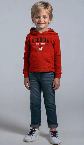Wes and Willy Youth Kids Toddler College Team Long Sleeve Hooded T-Shirt