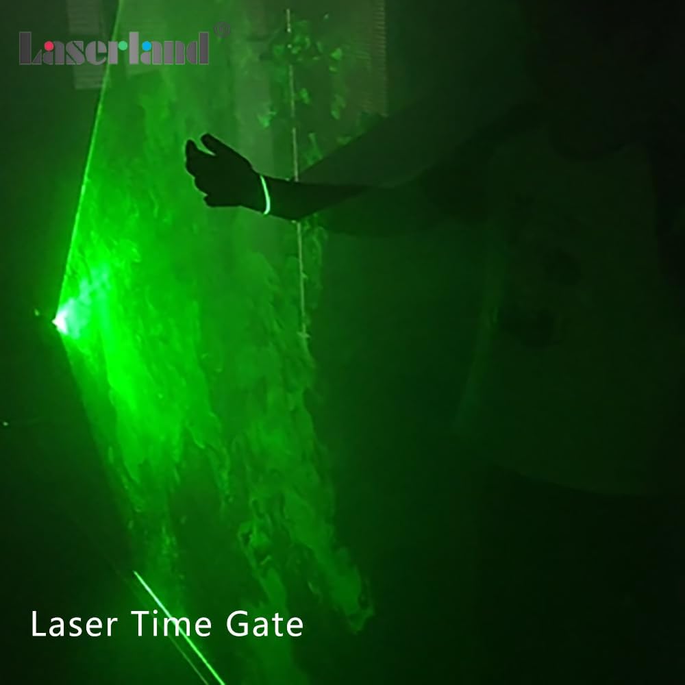 532nm Waterproof Green Generator Line Module for Halloween Scary House Laser Swamp Laser Pond Haunted House Garden Yard Decoration NOT for Alignment (Class IIIr 12V with Adapter and Mount)
