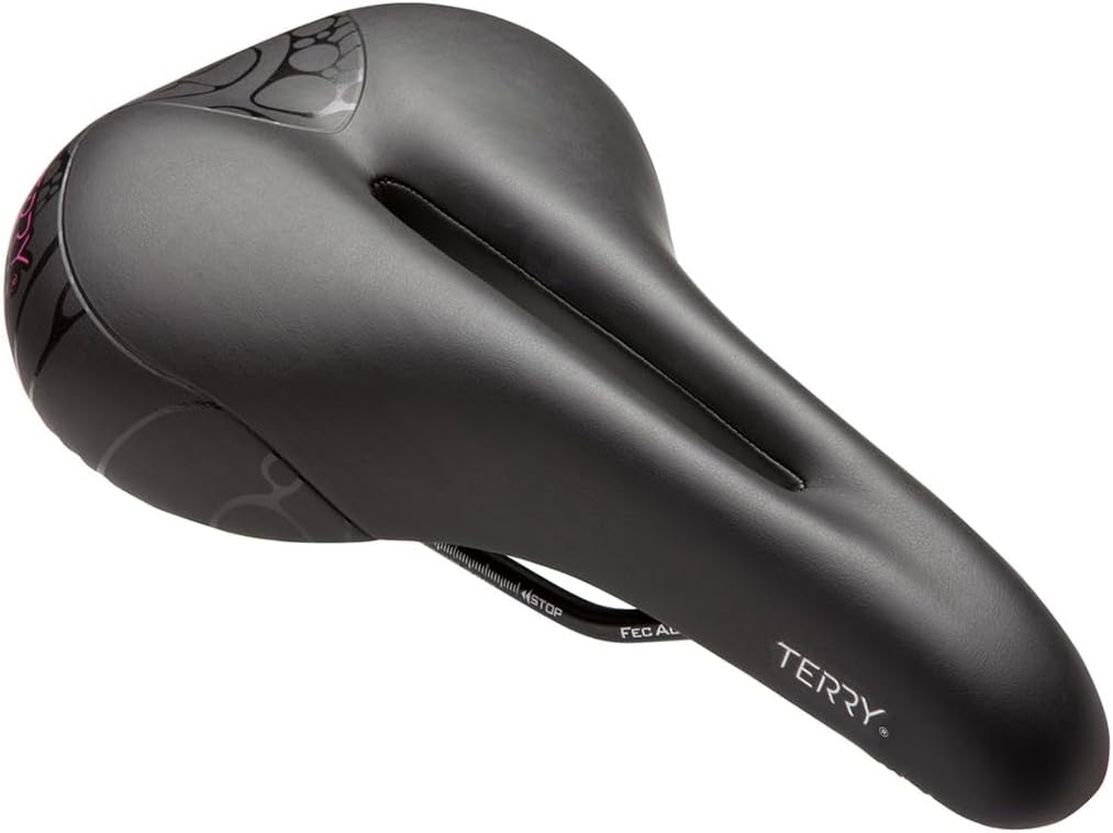Terry Butterfly Cromoly Gel Bike Saddle - Bicycle Seat for Women - Flexible & Comfortable - Dura-Tek Cover