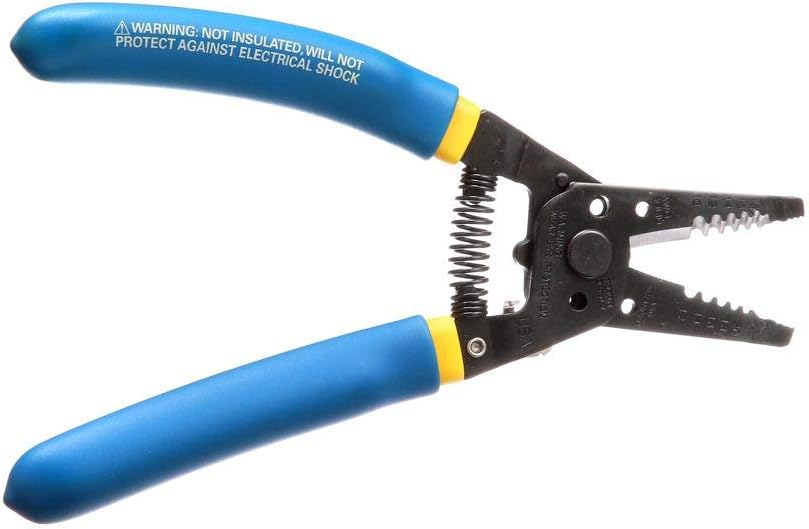 Klein Tools 11055EP Wire Cutter and Stripper, Made in USA, Stranded and Solid Wire Cutter, Cuts Copper