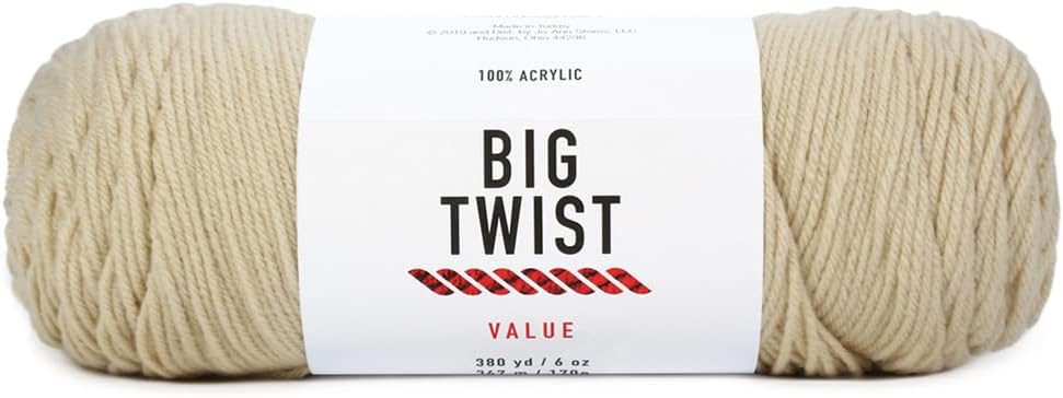 Big Twist Worsted Acrylic Yarn - Aqua