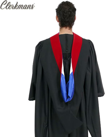 CLERKMANS Unisex Graduation Hood for Bachelors & Masters Degree -University Academic Hood