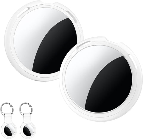 2 Pack Tracker Tags Finder Apple Find My MFi Certified Waterproof iOS Only