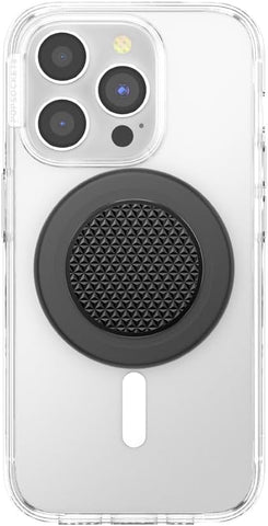 PopSockets Phone Grip for MagSafe, Magnetic Holder- Knurled Black