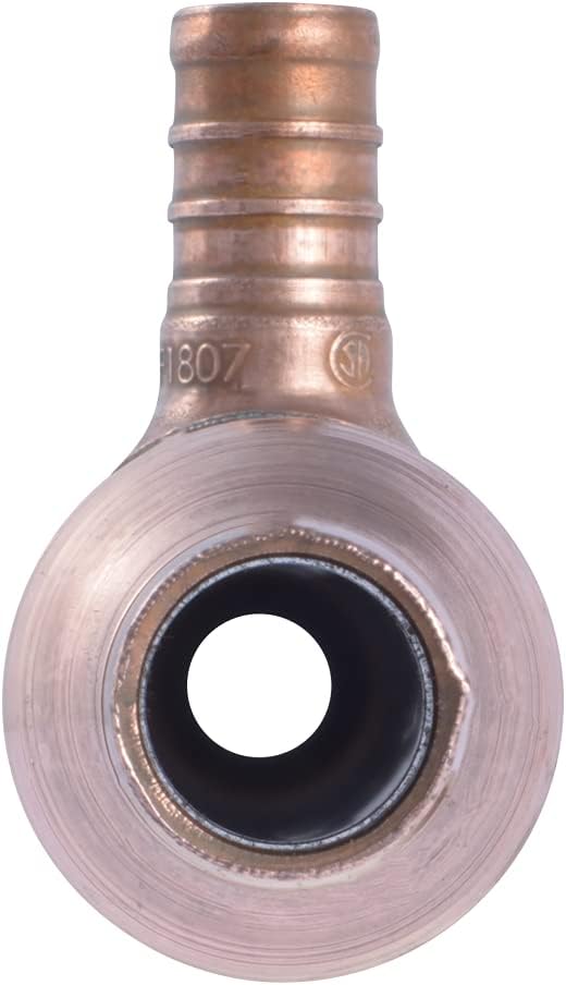 SharkBite 8 Port Open Crimp Copper Multi-Port Tee, Plumbing Fittings, PEX Pipe, PE-RT, 22790