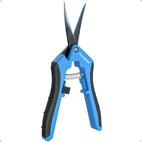 Fondwell 6.5" Small Pruning Shears for Gardening, Plant Trimming Scissors