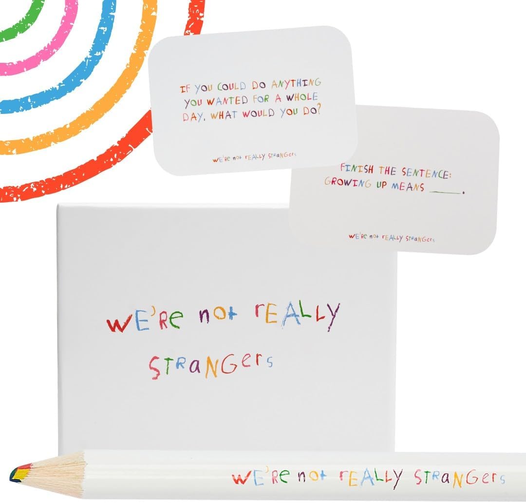 WE'RE NOT REALLY STRANGERS Kids Edition, Conversation Card Games for Kids